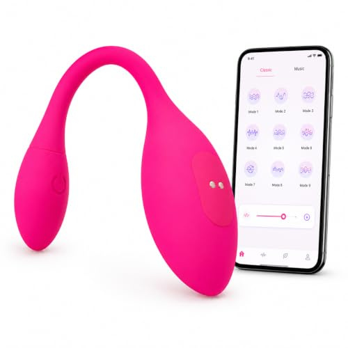 LUETRIXE App Remote Vibro Egg, G-Spot Clitoral Stimulator，App Control | Compact ball design, smooth silicone feel, portable carry, discreet adult wellness