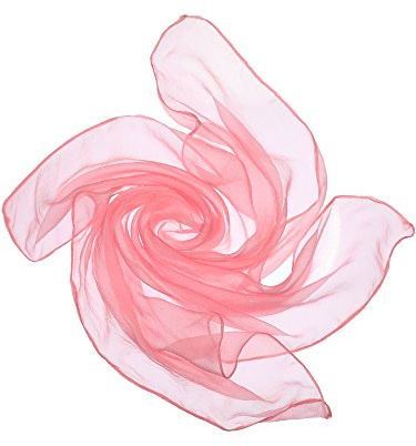 SATINIOR Chiffon Scarf Women Square Handkerchief Lightweight Satin Ribbon Scarf Retro Neck Neckerchief