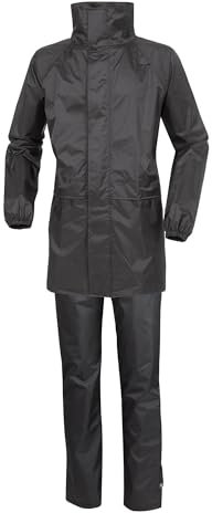 Tucano Urbano tuta antipioggia moto unisex Diluvio Start. Antipioggia donna compattabile. Kit antipioggia uomo. Set giacca e pantaloni impermeabile moto e scooter idrorepellente, antivento. Tg XL