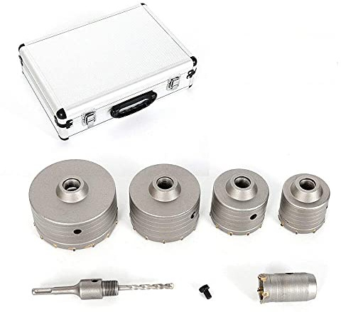 Lochsäge Bohrkrone Set Dosenbohrer 40-120mm SDS PLUS für Beton Ziegel Stein Marmor