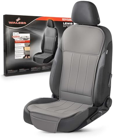 Walser Autositzauflage Lewis, Universelle PKW-Sitzauflage grau, Auto-Sitzaufleger, Autositzschoner Vordersitze, PKW-Sitzaufleger, LKW-Sitzauflage