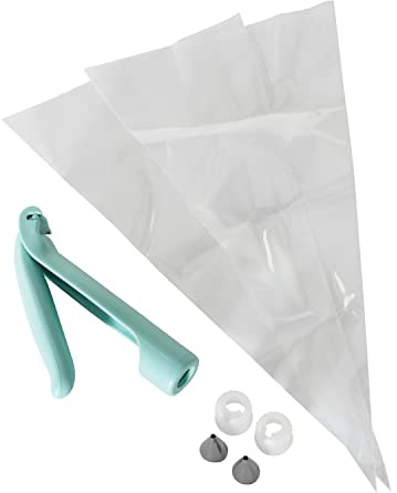 Nordic Ware 02110 E-Z Decorating Pen Plastic Icing Tool, Precise Control, Premium Baking Accessories for Cakes, Sea Glass, Mint