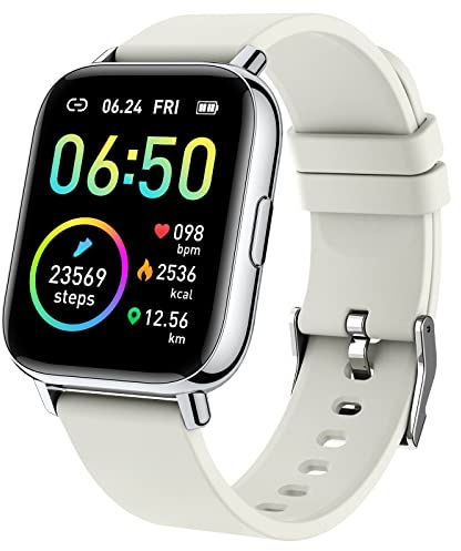 Motast Smart Watch, Fitness Tracker 1.69'' HD for Men Women, Step Counter | Heart Rate & Sleep Monitor, IP68 Waterproof Activity Tracker, Sports Smartwatch for iOS Android, 24 Sports Modes