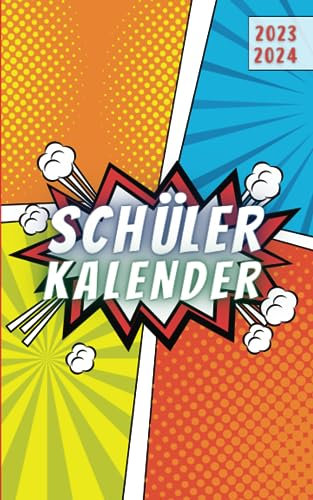 Schülerkalender 2023/24 Manga: Für schüler mädchen jungen - 1 tag 1 seite - von August 23 bis Juli 24 - Hausaufgabenheft grundschule gymnasium oberstufe universität - Cover comic