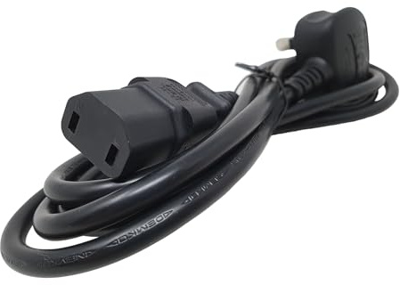 Gumtek Mains Power Cable AC Power Lead Cord Compatible with Audio Visual Music HI-FI Equipment PS4 PS4 Pro XBOX One XBOX360 Replacement AC Power Cord 2 Pin Power Spply Cable UK Plug