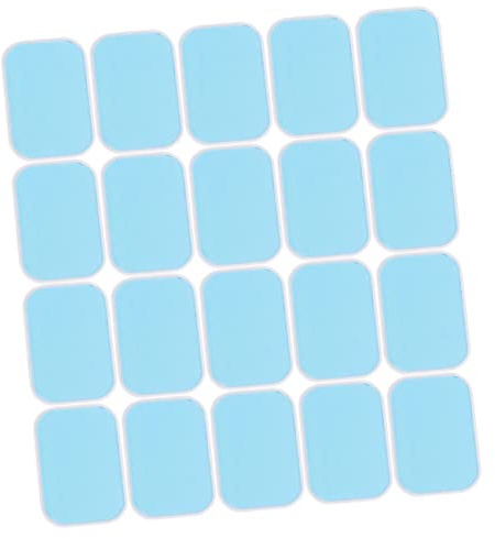 Professionelles Bauchmuskeltrainer Pad 60 Stück Hydrogel Austauschbar | Praktisches Gelmaterial, Fitness Massage, Kompakte Form, für Täglichen Gebrauch und Training