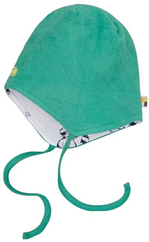loud + proud Zum wenden aus bomullsfleece, öronmärke, unisex barnhatt, Växter