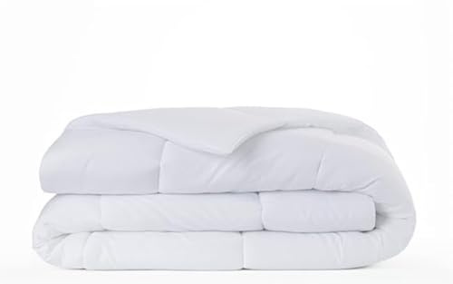 Todocama - Edredón, Relleno nórdico de Fibra, 3003, antiácaros, otoño-Invierno, 300gr/m², Color Blanco (Todas Las Medidas Disponibles). (Cuna 60/70-80x160 cm)