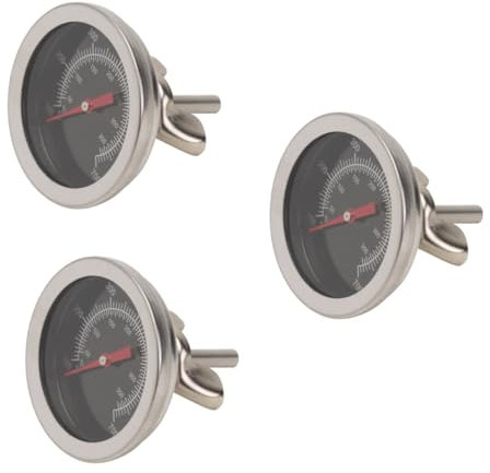 Alipis 3pièces Thermomètre De Four Bimétallique Acier Précision Pour Sécurisée à Ou Restaurant
