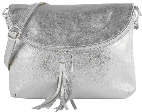 modamoda de T07L / T139L Damen Leder kleine Umhängetasche 2 Modelle handmade in Italy