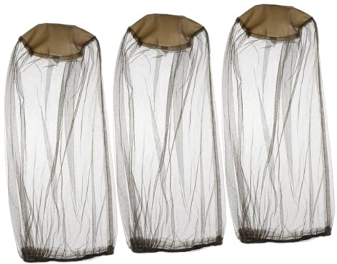 Healeved 12piezas Mosquitera Para Protección Solar Para Actividades Sombrero De Pesca y Senderismo Verde