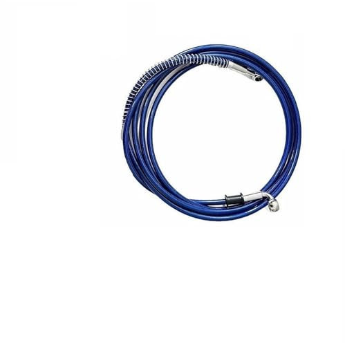 SOYTZBMK Motorrad-Bremsschlauch 10 Cm-500 cm Innen Durchmesser 10mm Motorrad Zubehör Hydraulische Brems Schlauch Linie Öl Schlauch Edelstahl Geflochtene CableTubing 28 °-28 °(200CM)