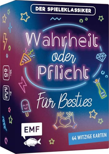 Kartenspiel: Wahrheit oder Pflicht für Besties. Der Spieleklassiker mit über 60 Karten für beste Freund*innen ab 13 Jahren