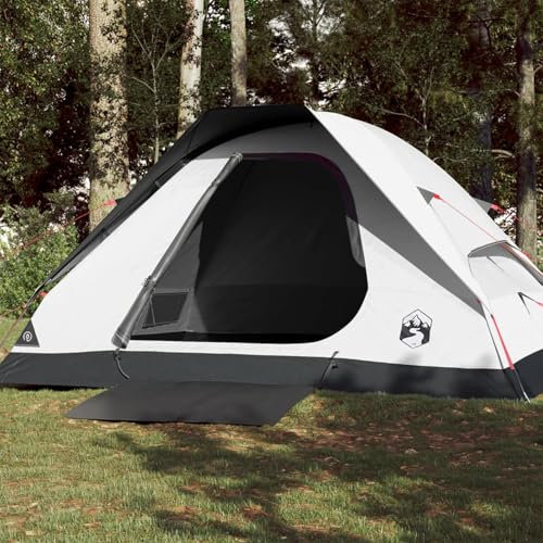 Xichuzi Kuppel-Campingzelt 4 Personen Weiß Dunkel Wasserdicht, Caming Zelt, Camping Tents, Camping-Zelt - 94780