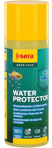 sera Pond Water Protector 250 ml | Wasseraufbereiter für Gartenteiche | entfernt Chlor & Chloramine | bindet Schwermetalle und liefert Mineralstoffe für gesunde Koi & Goldfische