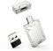 【Sin Aplicación】 Nanopell 256 GB Pendrive USB C Se Utiliza para Ampliar la Memoria Adicional del Teléfono. Memoria USBC 2 en 1 para lphone15+/Android/PC. con Adaptador USB Separado y Tapa Magnética.