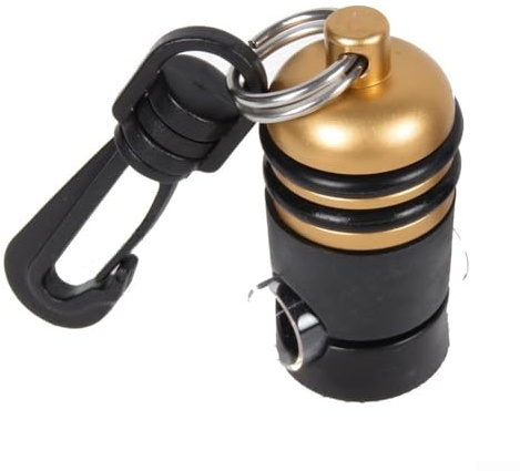 Entgoinggo Scuba Regulator Hose Holder, Scuba Diving Magnetic Regulator Adjustable for OCTOPUS Clip Quick Release Underwater Equipment(Gold)