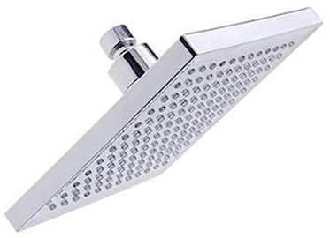 FOYTOKI Cabezal de Ducha LED 8 Pulgadas de Color Luz de Grifo de Agua LED Abs Duradero Instalación Hogar y Baño 1