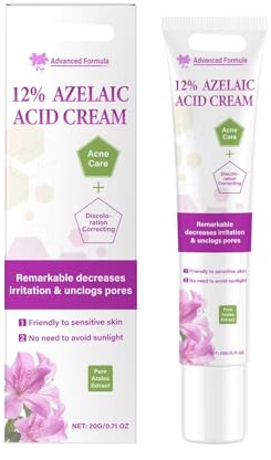 Azelainsäure-Creme Gegen Tägliche Akne – Sanfte Reinigung Und Reparatur, Glatte Hydratisierte Haut, Mit Salicylsäure, Lässt Akneflecken Verblassen, Hellt Die Auf(2PCs)