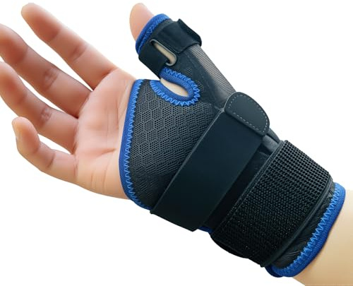 XURDKS Adjustable Ergonomical Thumb Spica Splint Thumb Stabilizer for Right Hand or Left Hand,Thumb Brace Thumb Support for Trigger Finger,Arthritis,Sprains,De Quervains Tenosynovitis,CMC Pain (S/M)