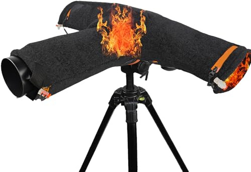 Calentador de objetivo para – Manguito calefactor eléctrico para climas fríos, protección a prueba de frío, cubierta caliente con 3 modos de calor ajustables, accesorio fotográfico