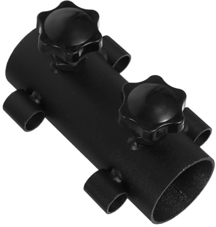 MAGICLULU Supporto per Palo da Campeggio Regolabile in Metallo Resistente al Vento, Base Stabile da Inserire nel Terreno, Set da 2 Pezzi per Tende e Baldacchini da Esterno, per Campeggio,