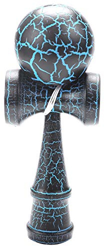 Dytabepl Kendama Traditionelles Holzspielzeug, Japanisches Bilboquet für Erwachsene, Geschicklichkeitsspiel Kendama Spielzeug Aussen Sports, Riss Buchen Kugelfangspiel für Profis & Anfänger