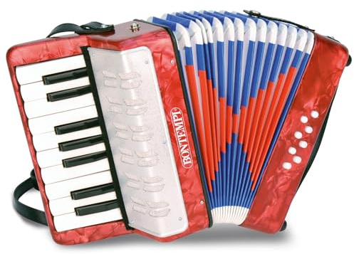 Bontempi 33 1730 dragspel av trä, blå