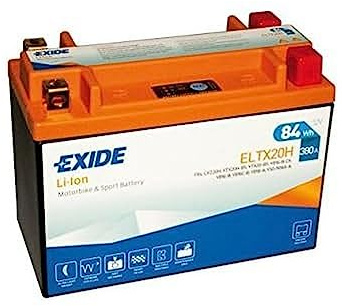 Batería Exide-Litio ELTX20H 12V - 7Ah/380A (EN) (175x87x130mm)