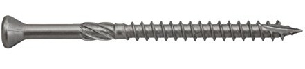 Schrauben edelstahl Terrasse A2 – SWG – Ø 5,0/80 mm, Packs von 400