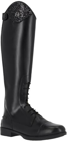QHP Correas para botas de equitación Romy Junior 34 Negro