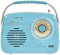 Silva Schneider 243015 1965 - Radio de Valise - Fonctionne sur Secteur ou à Piles - Bleu