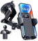 VANMASS Best 2025 Upgraded Car Phone Holder【Rotate Lock & Super Strongest Suction】 Mobile Phone Mount Dashboard Windscreen Vent Universal Handsfree Cradle for iPhone 16 Pro Max 15 14 13 Samsung