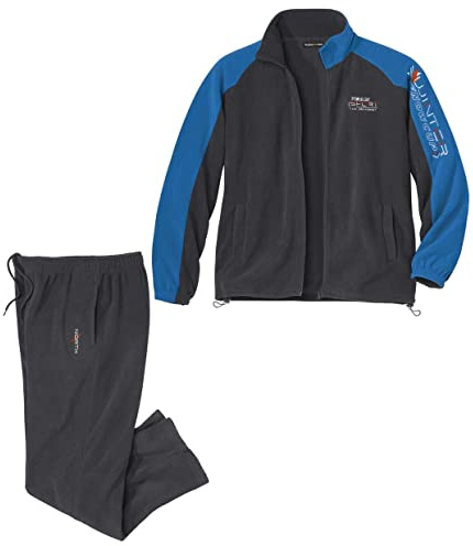 ATLAS FOR MEN - Jogging-Anzug aus Fleece - Herren Trainingsanzug - Track Suit - Sport Anzug Herren - In großen Größen erhältlich