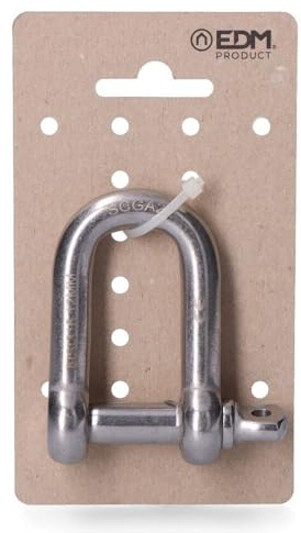 Manille en acier inoxydable aisi 316 12mm 1/2 EDM 85326.