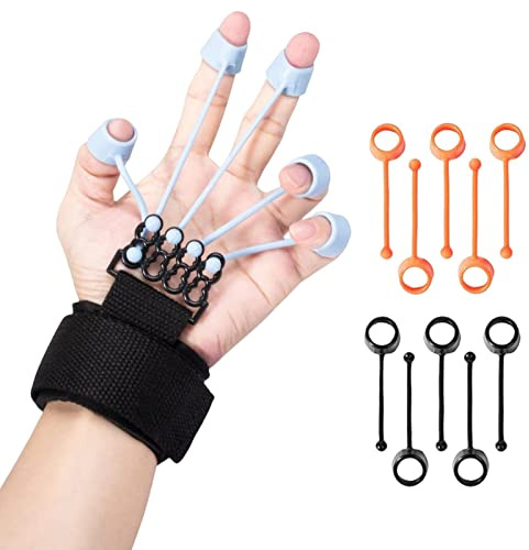 Fingertrainer | Fingerspanner | 40lb + 60lb + 75Lb Grip Trainer, zum Klettern, für Übungsgitarre etc