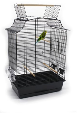 Vogelkäfig Greta Cabrio 65x44x28cm Wellensittich Kanarien Käfig Vogelhaus Voliere NEU