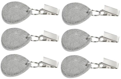 MILISTEN 6St Tischdecke Anhänger klemmen für tischdecken table cloth clips Windfeste Tischdeckenbeschwerer Picknicktischgewichte weiße Tischdecke ovale tischdecke draussen