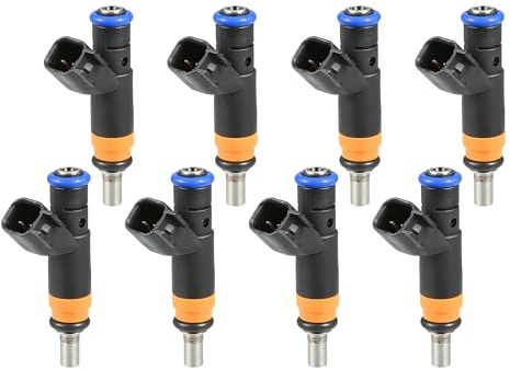 INFINAUTO Injecteur Carburant No.05037479Aa Pour Dodge Pour Ram | Noir, Matériau Métal/Plastique, Taille 73x15mm, OE 05037479AA, Pour Dodge Pour Ram 1500 2500 09-10 5.7L, Tension 12V, 8Pcs