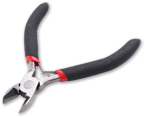 Wire Cutters Small Flush Cutting Pliers Durable Wire Cutters Small Wire Cutters Floral Wire Cutters with Non Slip Handle for Jewelry Making Floral Guitar Strings Cut Needs