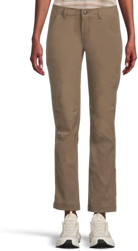 Prana Women's Stretch Zion Mid Rise Pants, Mud