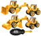ERINGOGO 1 Jeu de Pelle Toys vehicule de Chantier Toys for edutoy playmobiles Camion Enfant Pelle Jouets éducatifs de Camion d'excavatrice Plastique Orange