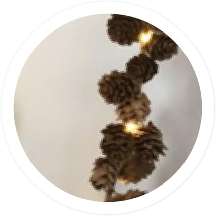 monkey ladder LED-Lichterkette, 1 m, mit Tannenzapfen, batteriebetrieben, ideal zur Dekoration von Räumen
