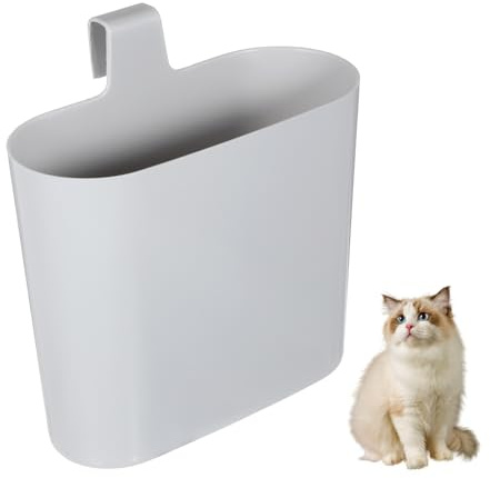 Abaodam Porta Lettiera per Gatti Supporto per Paletta per Lettiera Gatto in Plastica Resistente Facile da Pulire Design Sicuro Compatto