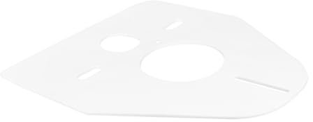Coussins Muraux pour Toilettes Réservoir Encastré, Blanc Eva