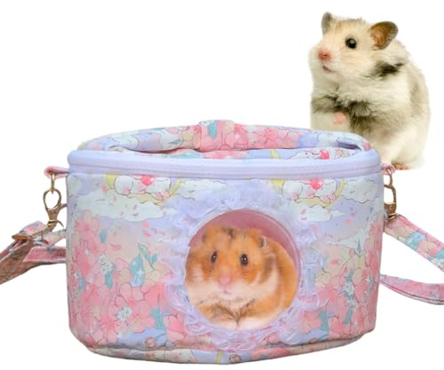 Bolsos para Hámster Bolsillo Transportador Portátil para Mascotas Pequeñas