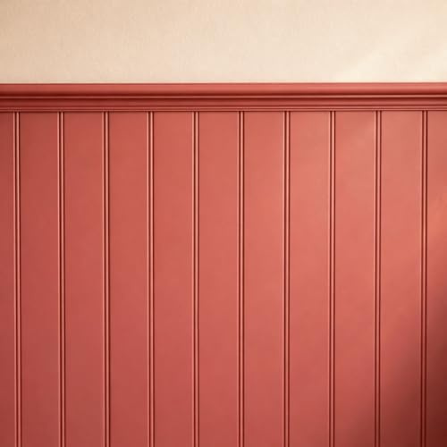 Reeded Tongue & Groove Panels - Paintable - by Hello Nook - 1000 mm x 380mm x 6mm - Pack of 3 - MDF (unprimed)