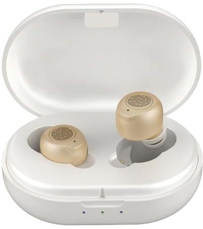 Jesyooka Invisible Rechargeable Hearing Amplifier for Adults & Seniors, In-Ear Smart Touch Volume Control for Clear Conversations & TV, 150H Total Playtime with Magnetic Charging Case