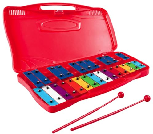 Xylophon, 25 Töne, Kinder-Xylophon mit Schlägeln, Glockenspiel für Kinder, Erwachsene, Anfänger, Musikunterricht – für