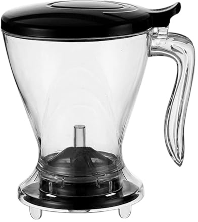 Qectial Filtro de Café para PC, Taza de Café con Filtro Portátil para Uso Al Aire Libre, Hogar, Oficina, Senderismo, Camping, Negro, Individual